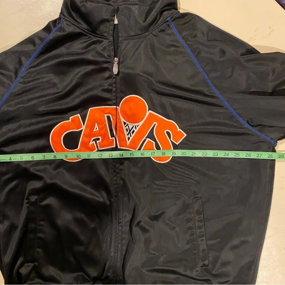 Cleveland Cavaliers Jacket Men’s Bkack 3X Full Zip NBA “Cavs” Stitched